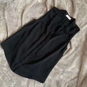 Black Aritzia Sleeveless Blouse